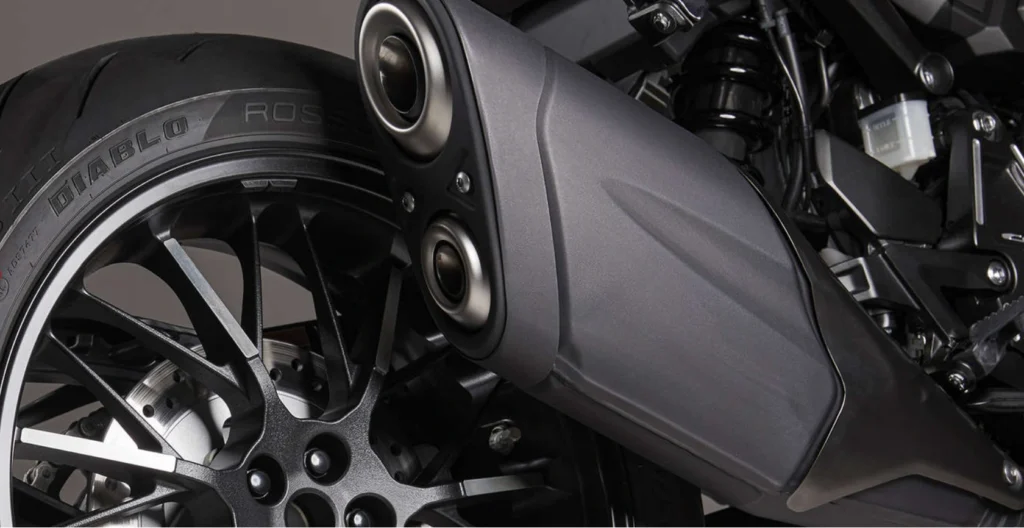 Honda CB1000R Rear wheel close view